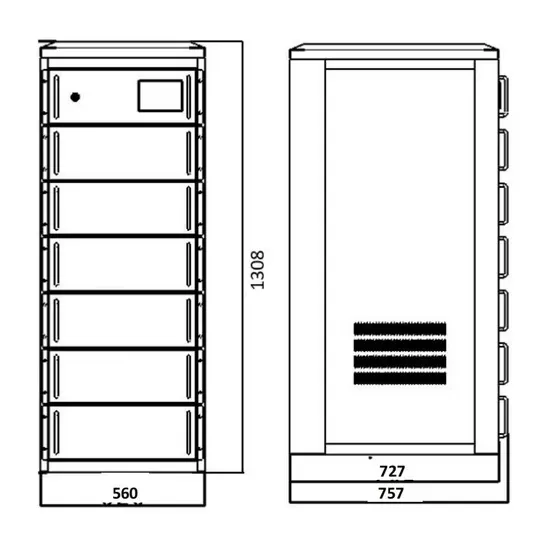 Lithium battery station cabinet base station energy equipment